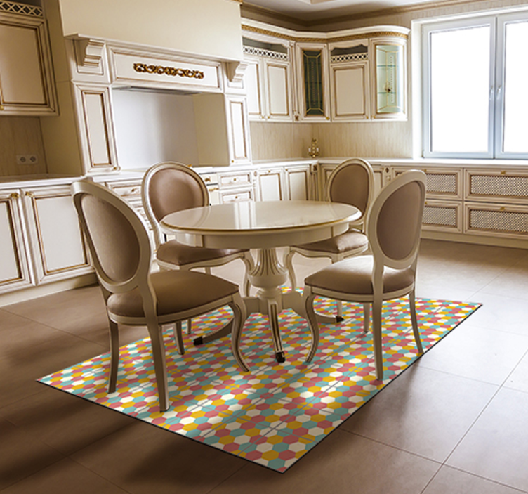 Geometric Patterned Design geometric rugs - TenStickers