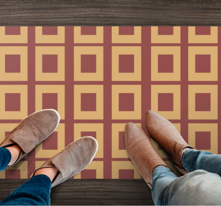 Geometric Squares geometric rugs - TenStickers