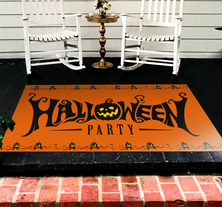 Hallowen party vinyl carpet - TenStickers