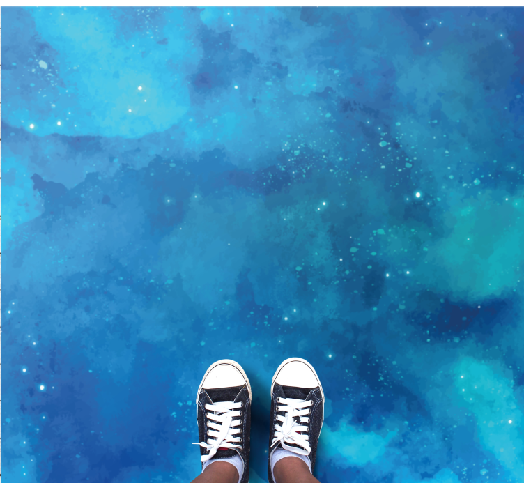 Nocturnal sky teenager vinyl rug - TenStickers