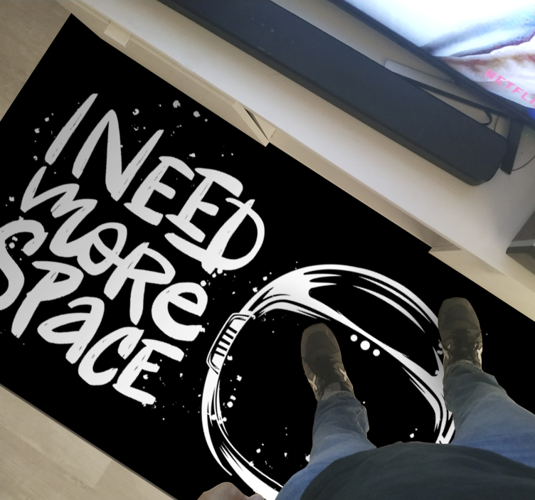 I  need space custom vinyl rug - TenStickers