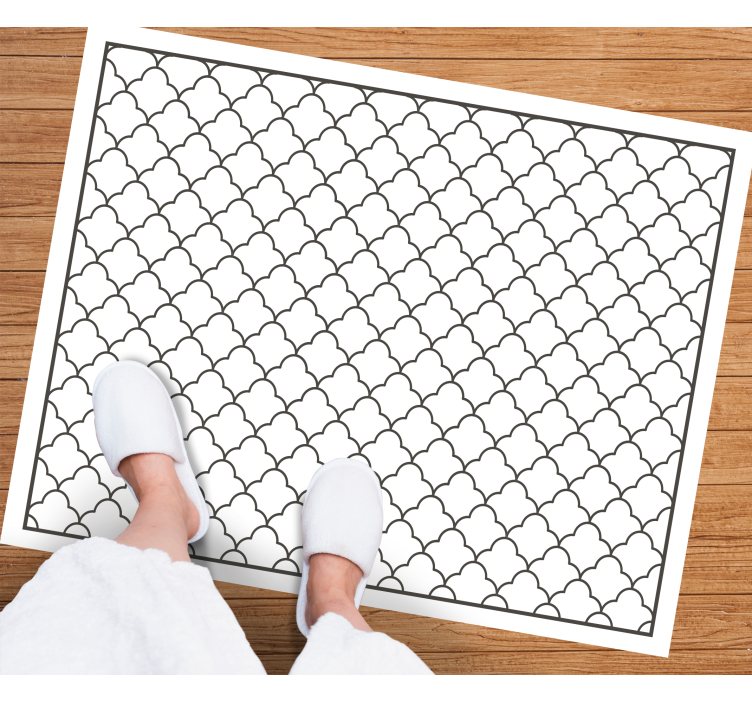 Lattice Pattern Overlay geometric rugs - TenStickers