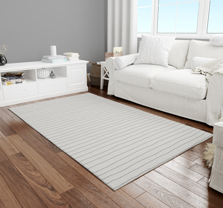 Linear Monochrome stripes carpet - TenStickers