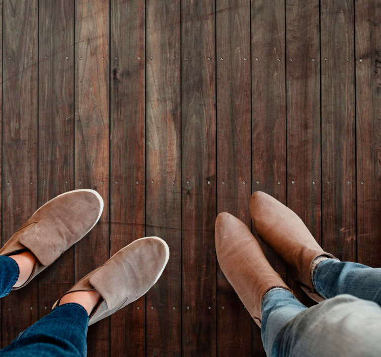 Luxurious Timber Surface wood vinyl rug - TenStickers