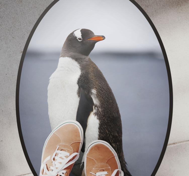 Majestic penguin animal rug - TenStickers