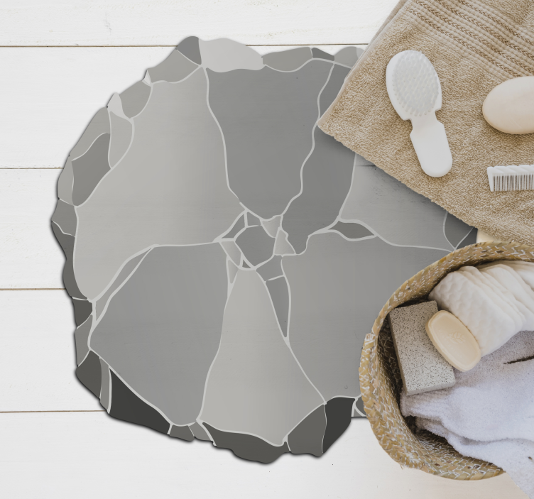 Marble Simulation marble vinyl rug - TenStickers