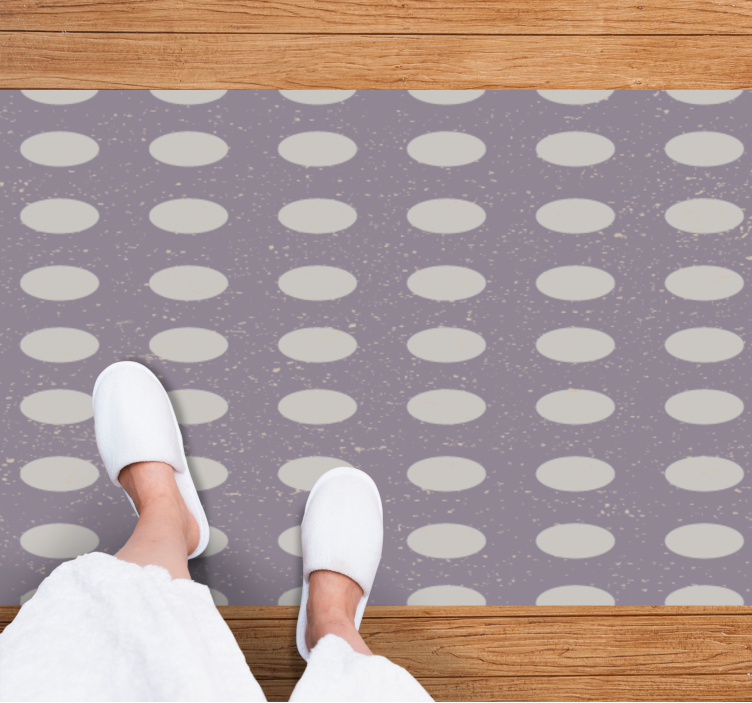 Minimalist Polka Dot Pattern geometric rugs - TenStickers