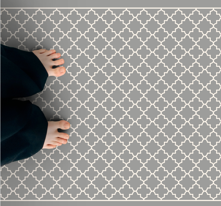 Moroccan Trellis minimalist rug - TenStickers