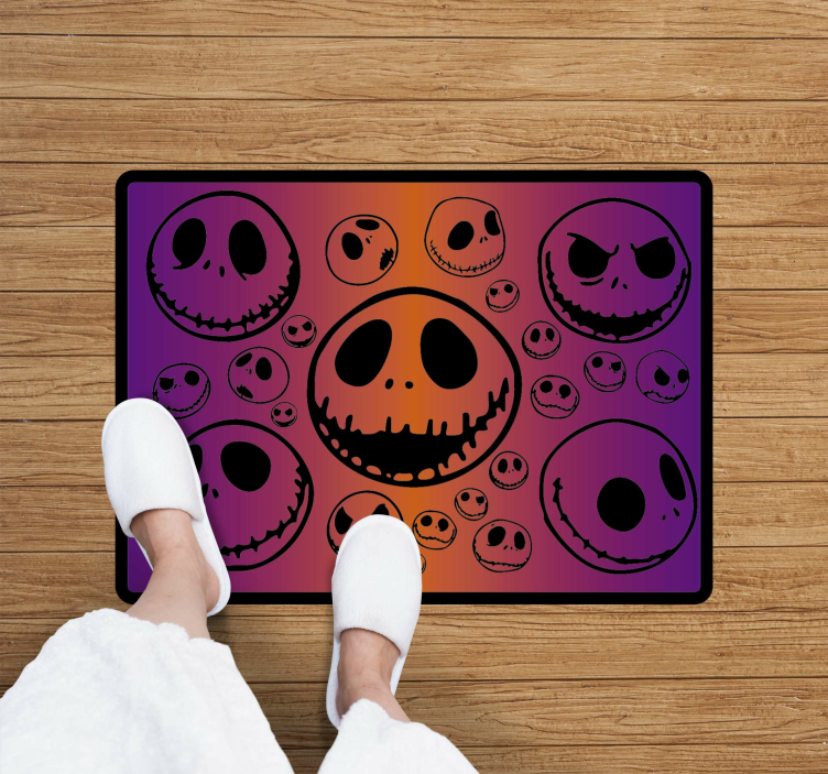 Nightmare before Christmas vinyl rug - TenStickers