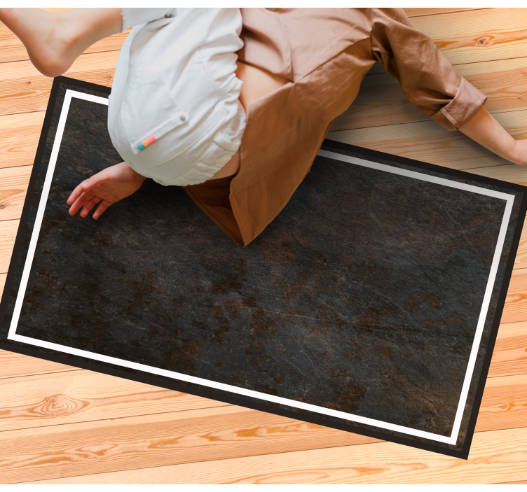 Dark Surface stone effect vinyl rug - TenStickers