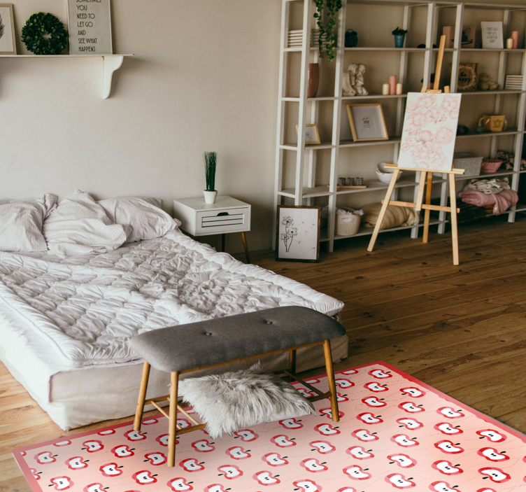 Playful Nursery Motifs vinyl rug - TenStickers