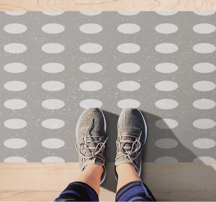 Polka Dot Pattern stripes carpet - TenStickers