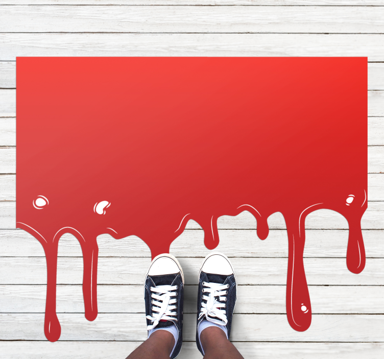 Puddle of Blood halloween rugs - TenStickers