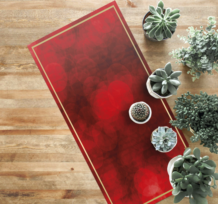 Red Textured Surface textured vinyl rug - TenStickers