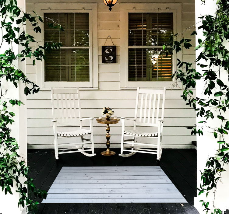 Rustic Wooden wood vinyl rug - TenStickers