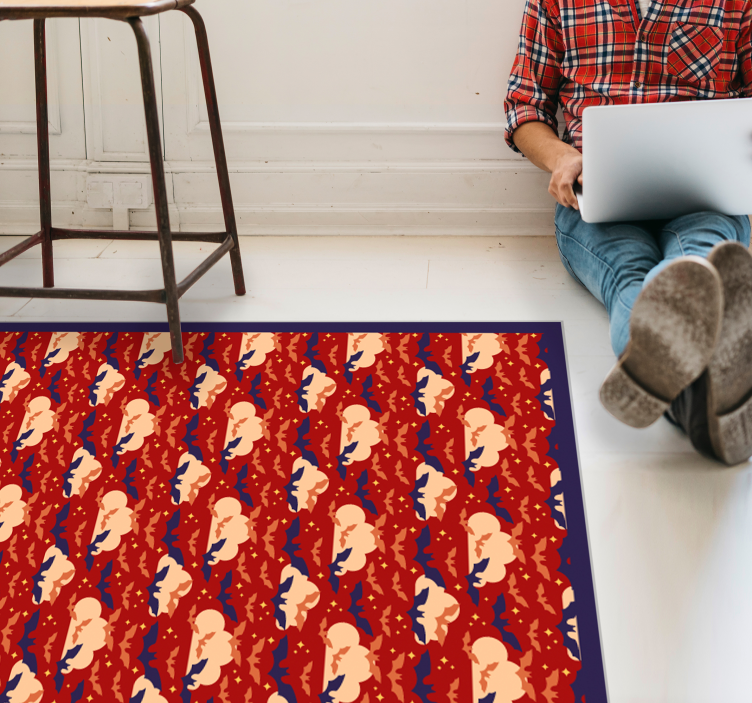 Safari Adventure animal vinyl rug - TenStickers