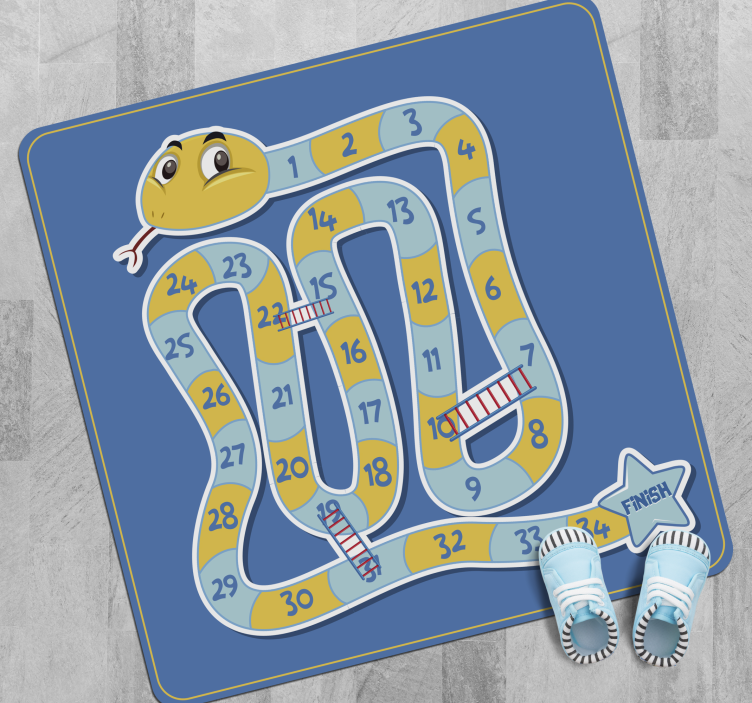 Snake game board game mat - TenStickers