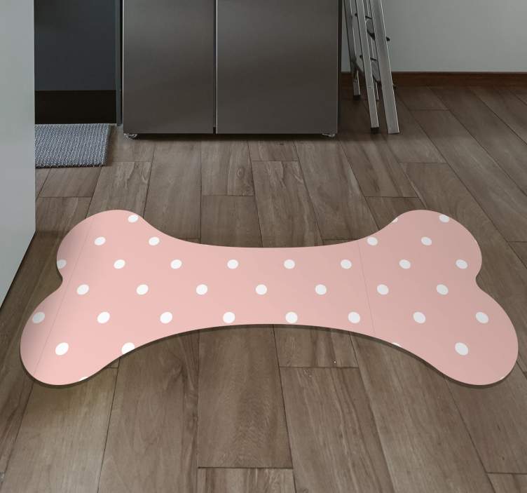 Spotted bone animal vinyl rug - TenStickers