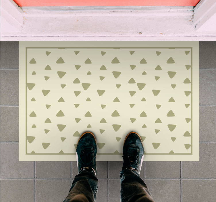 Triangular Pattern geometric rugs - TenStickers