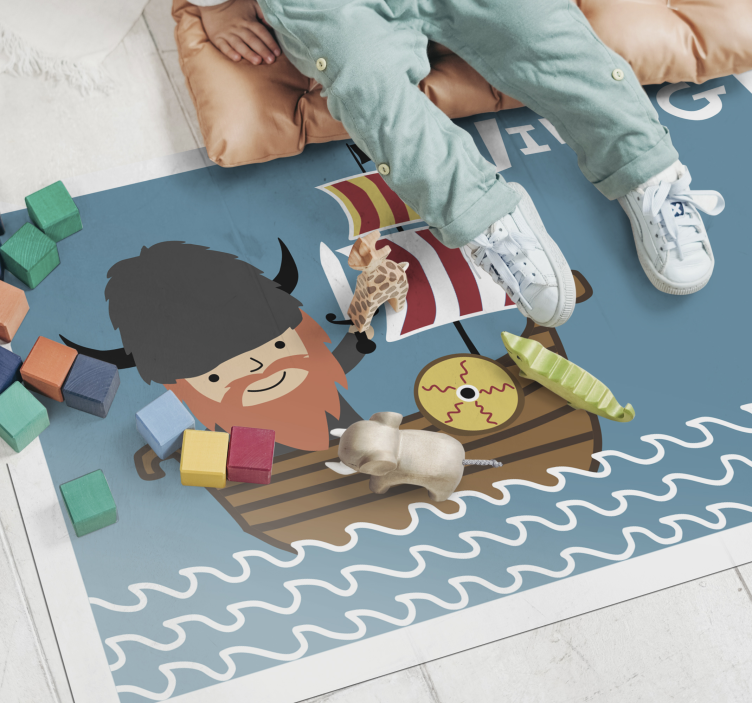 Viking adventure vinyl rug - TenStickers