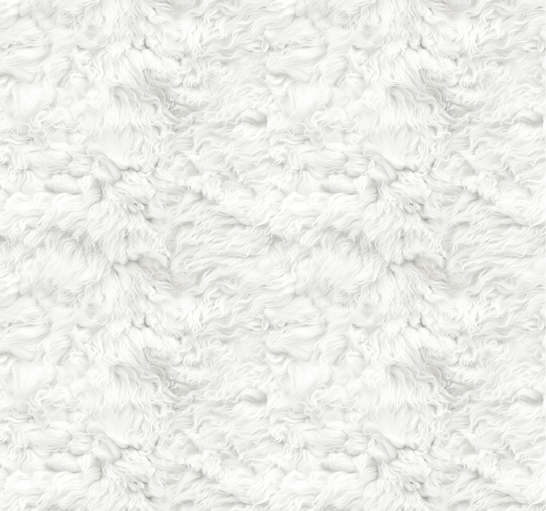 Soft texture white vinyl rug - TenStickers
