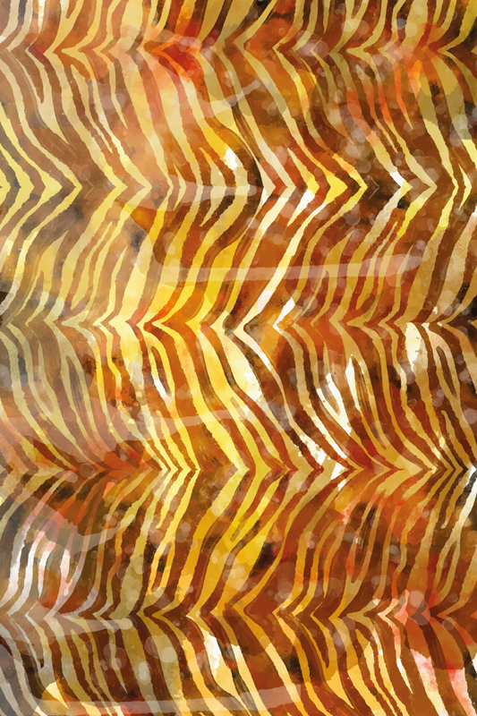 Zebra watercolor texture animal vinyl rug - TenStickers