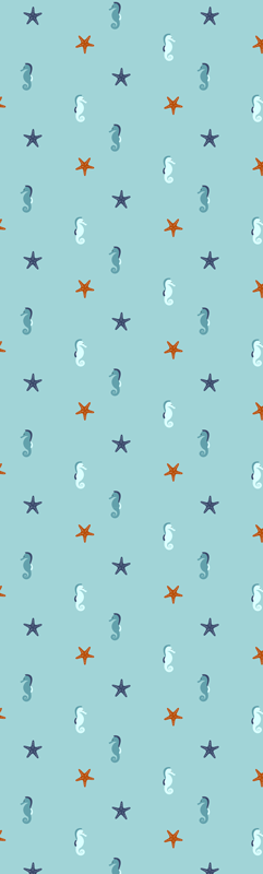 Animal vinyl rug in nautical design - TenStickers