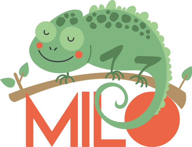 Chameleon personalized animal vinyl rug - TenStickers