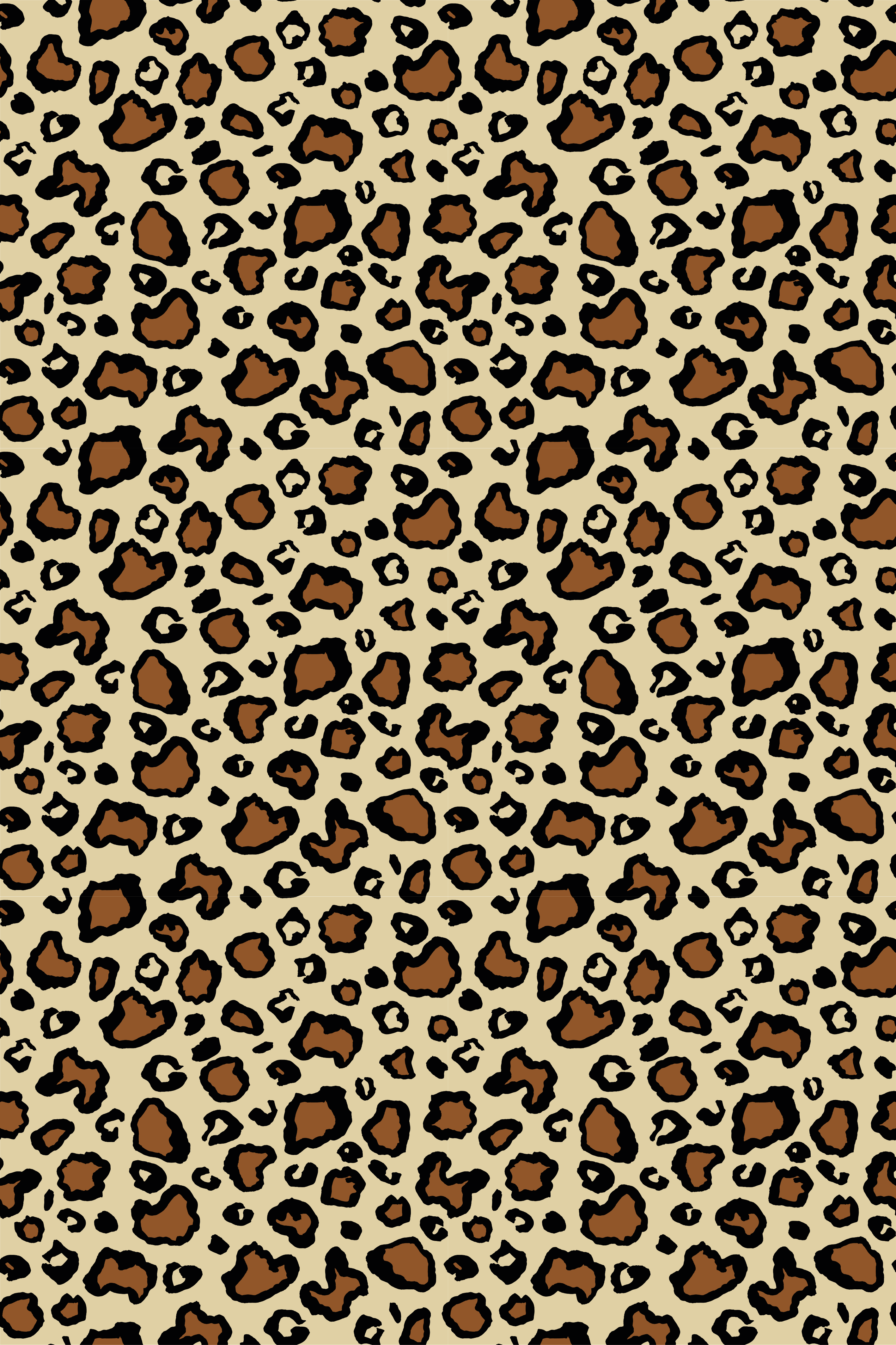 Classic leopard animal print animal vinyl rug - TenStickers