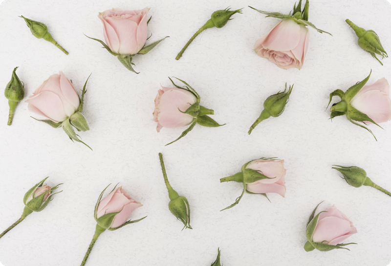 Romantic spring flower vinyl rug - TenStickers