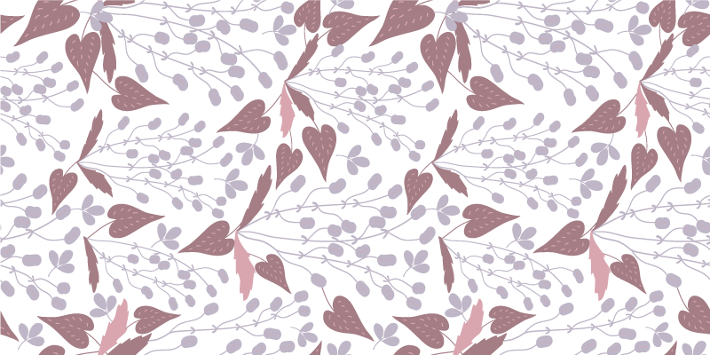 Flower vinyl rug pastel vintage floral design - TenStickers