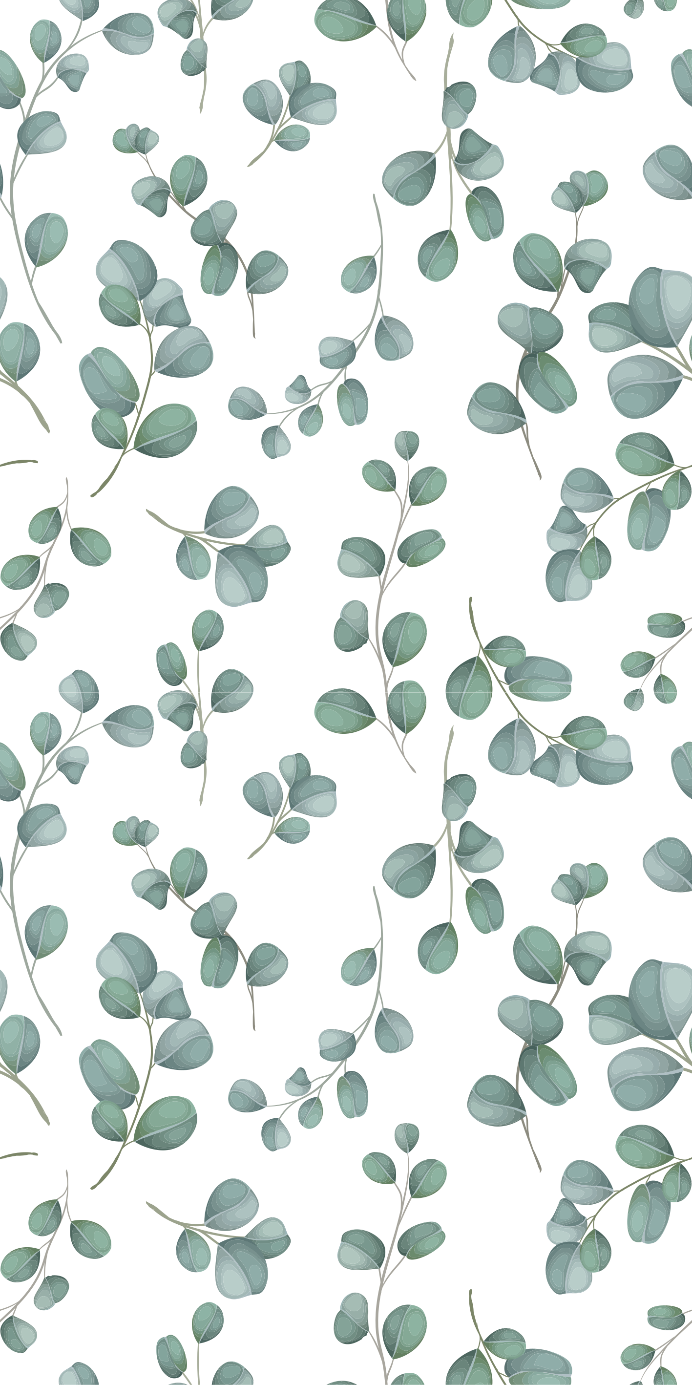 Flower vinyl rug elegant seamless watercolor floral - TenStickers