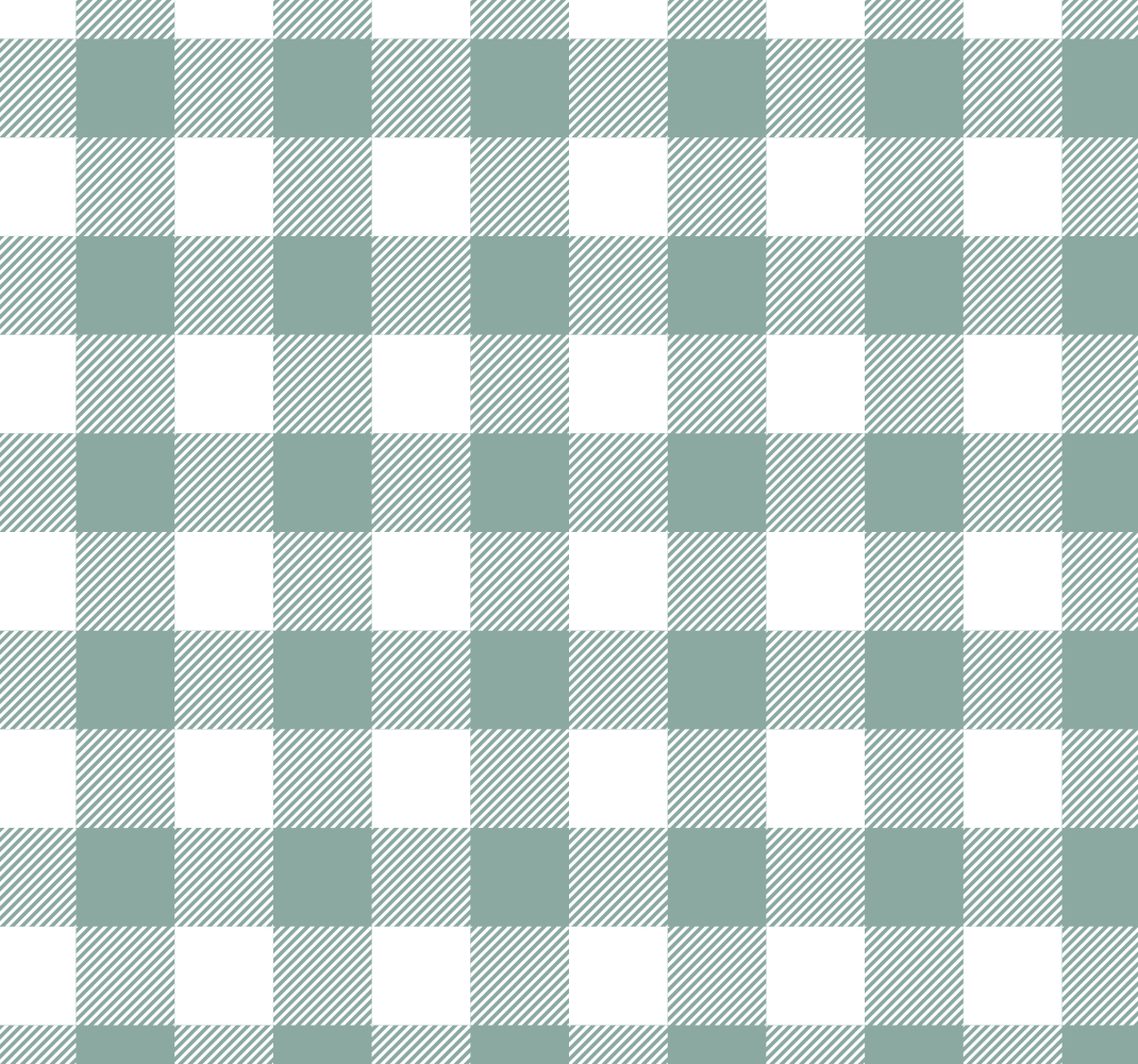 Green tartan kitchen vinyl rug - TenStickers