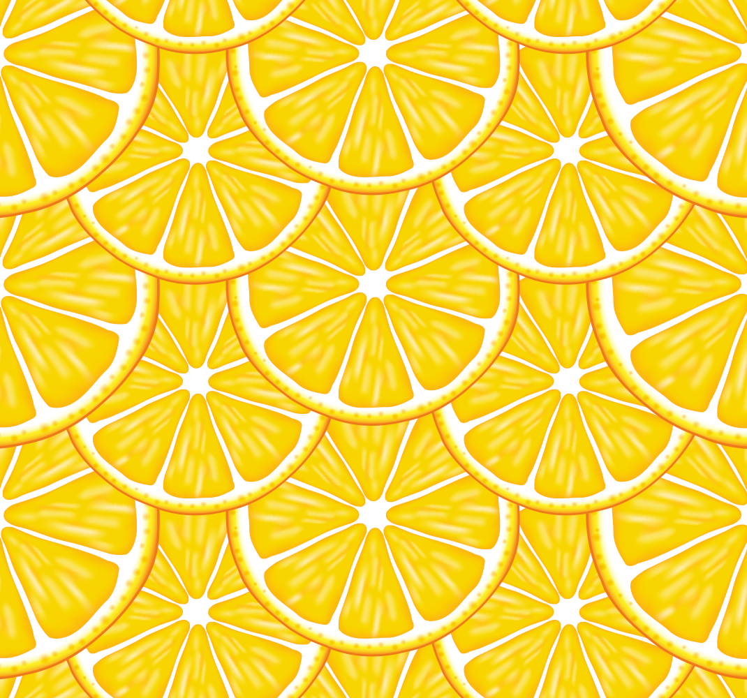 Kitchen vinyl rug with orange design - TenStickers