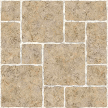 Beige stones bathroom vinyl rug - TenStickers
