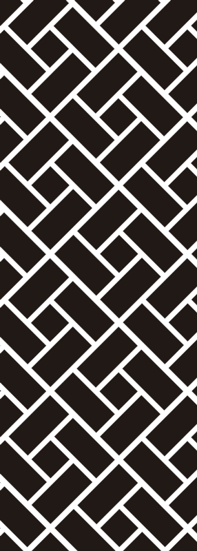 Bathroom vinyl rug for tile shower screens - TenStickers