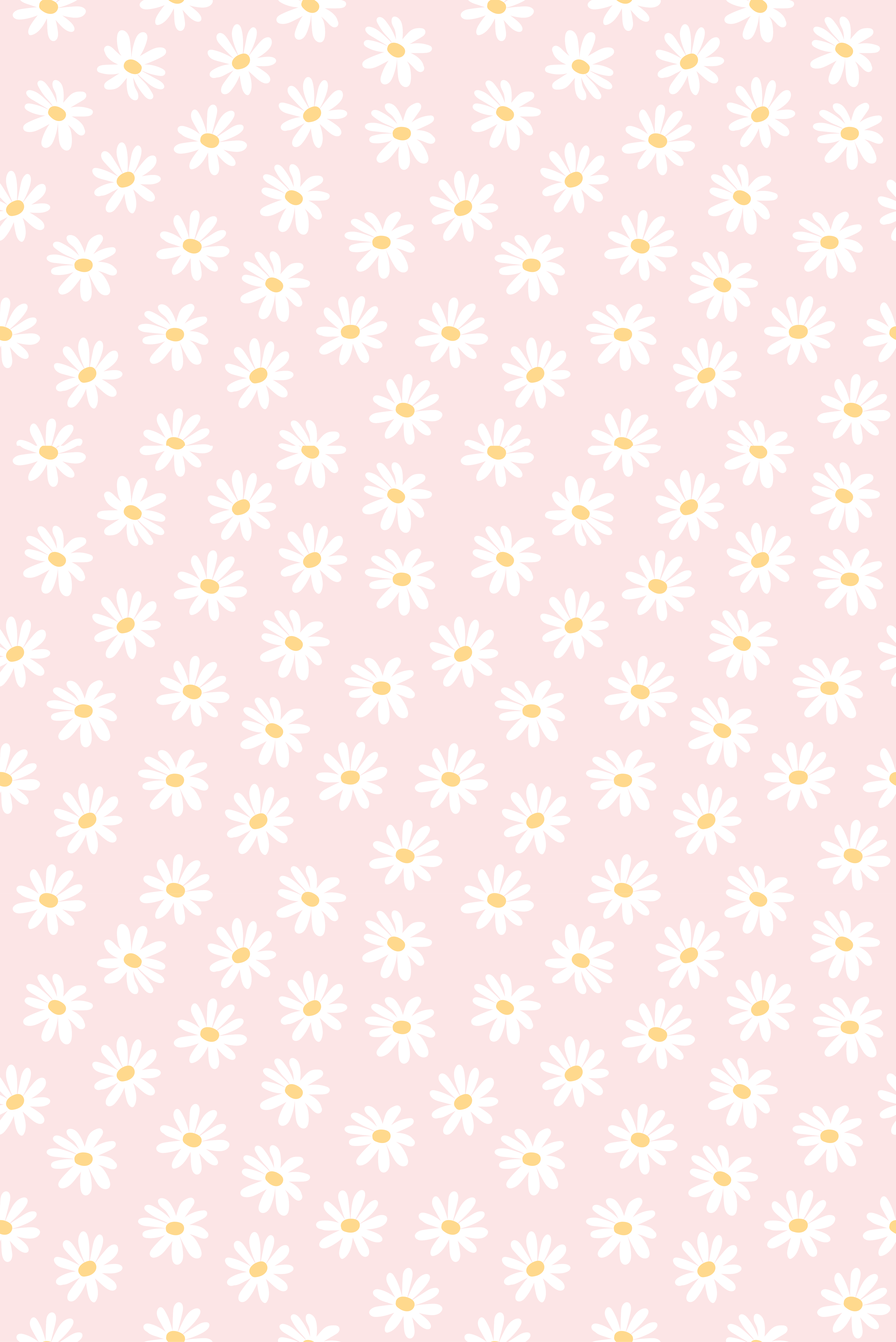 Daisy flower pattern flower vinyl rug - TenStickers