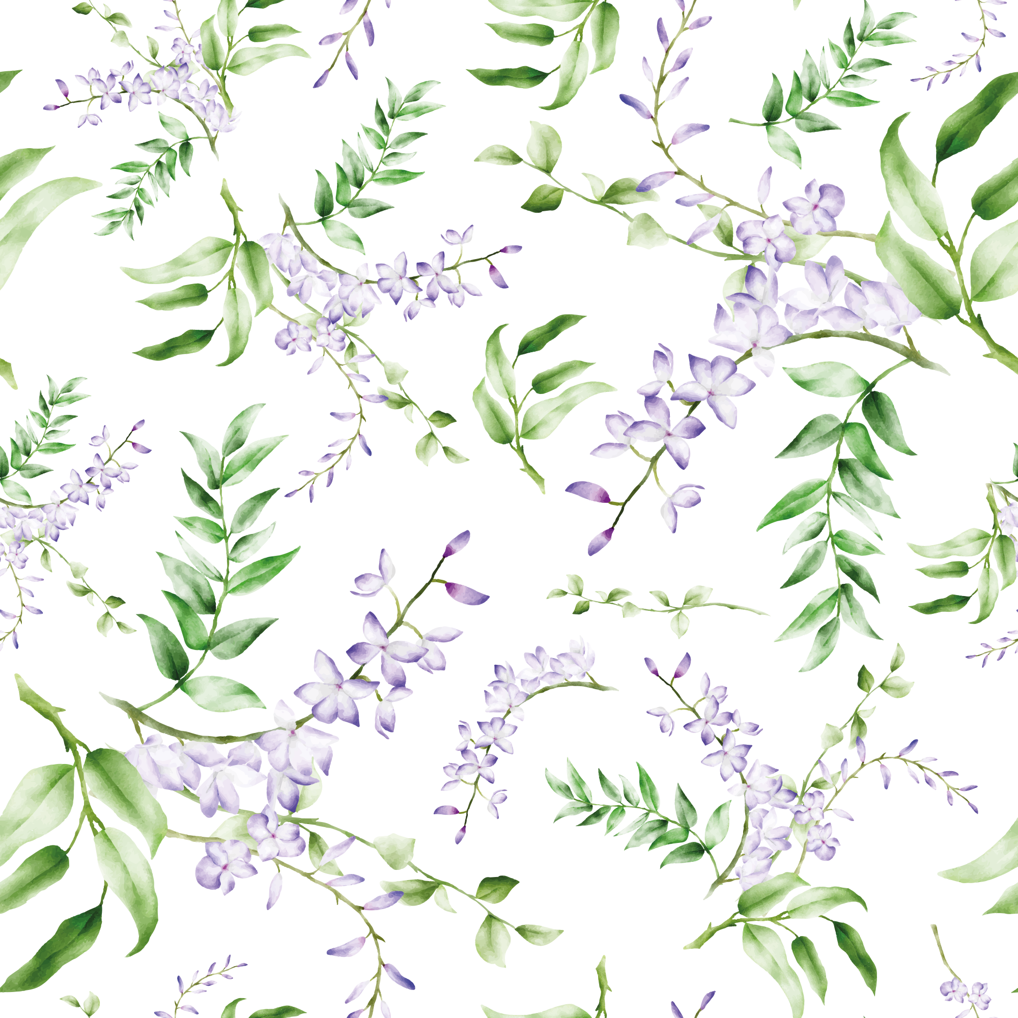 Flower vinyl rug with lavender window motif - TenStickers