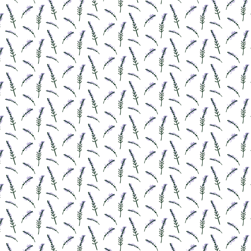 Flower vinyl rug lavender design - TenStickers