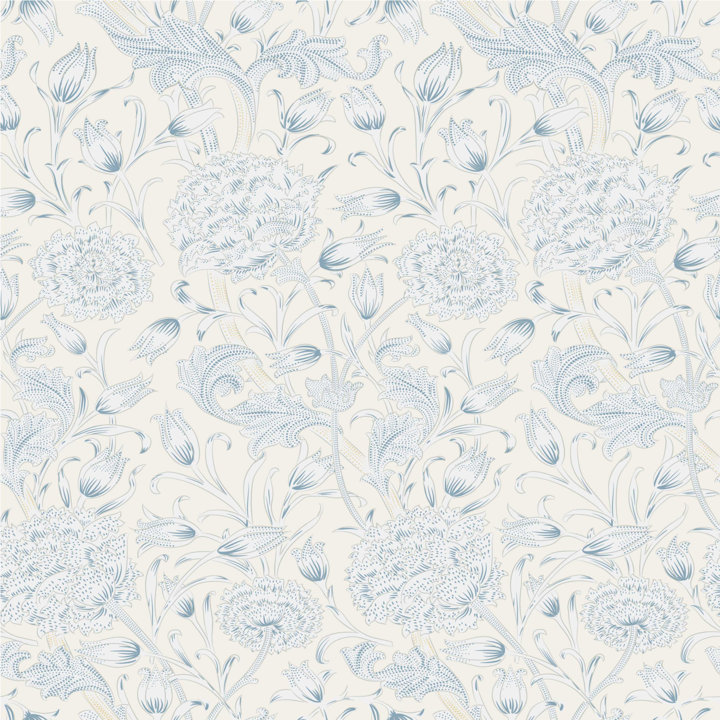 Flower vinyl rug floral design for wardrobe - TenStickers