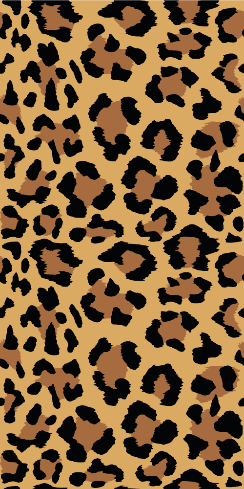 Animal print vinyl rug in panther pattern - TenStickers