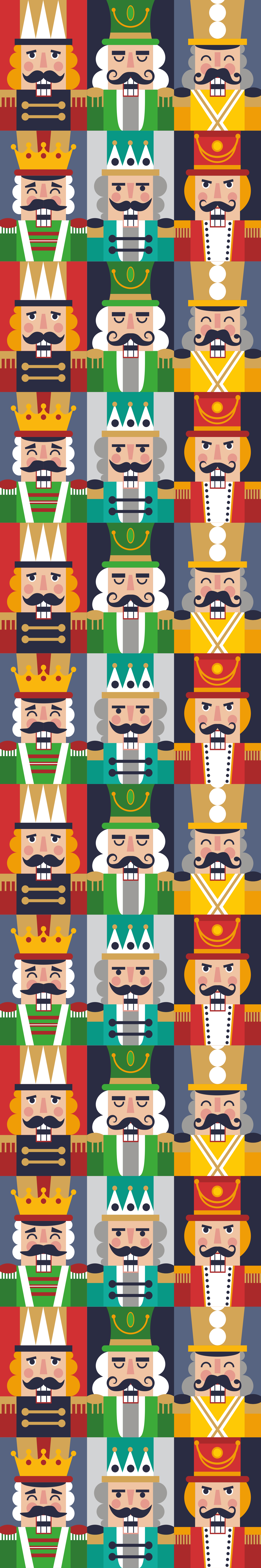 Christmas vinyl rug nutcracker picture frames - TenStickers