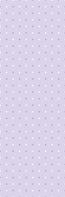 Bedroom vinyl rug in purple and white dot pattern - TenStickers