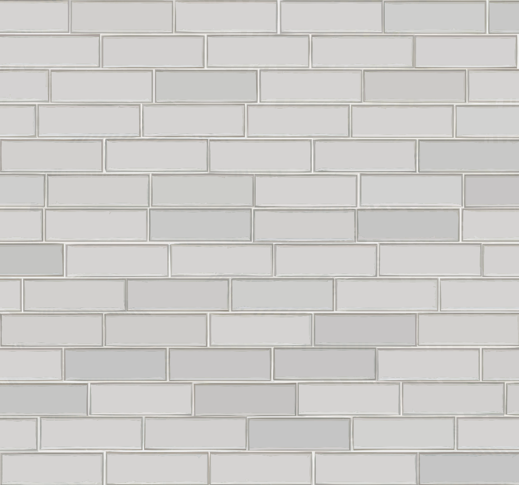 Bedroom vinyl rug white bricks design - TenStickers
