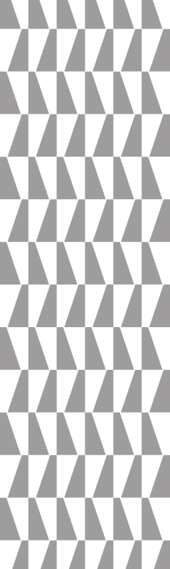 Bedroom vinyl rug in gray triangles - TenStickers