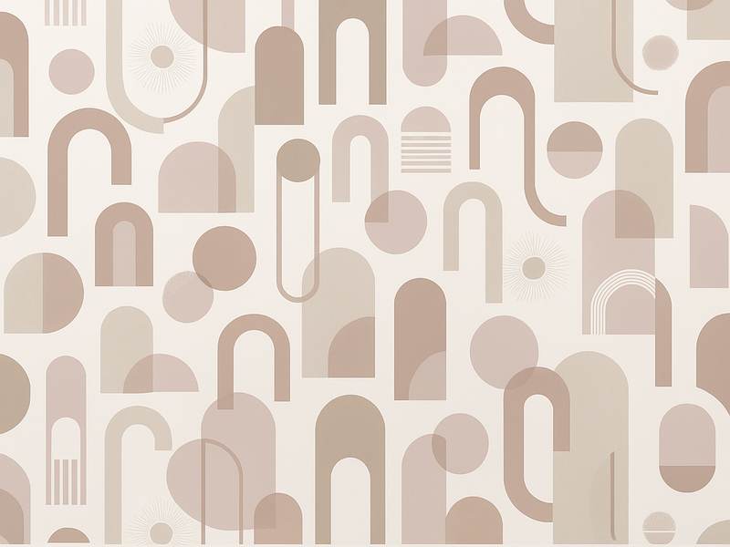 Bedroom vinyl rug with contemporary design - TenStickers