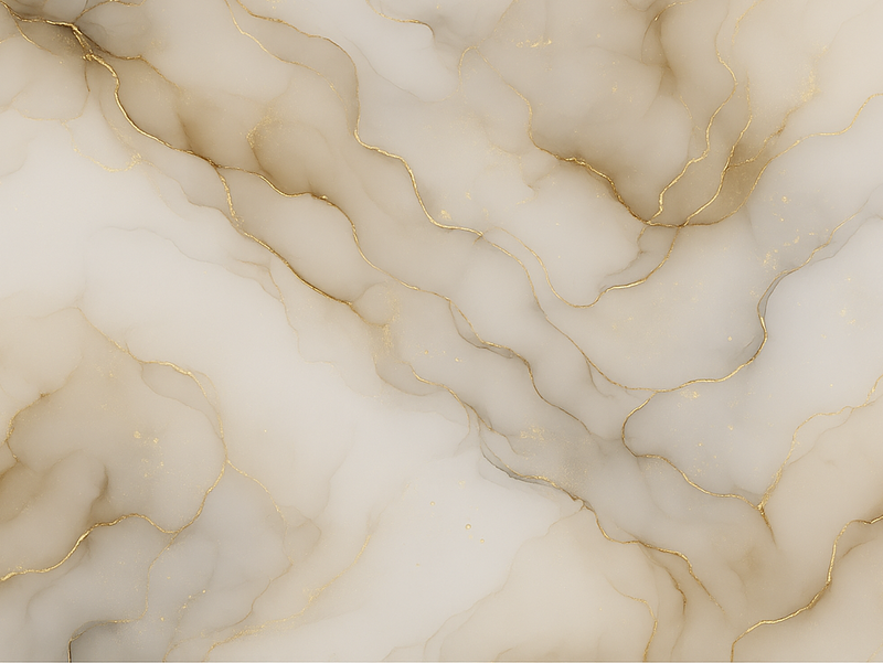 Bedroom vinyl rug marble with gold - TenStickers