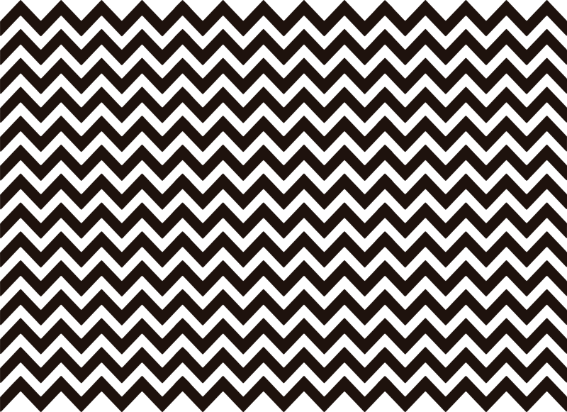 Geometric vinyl rug zigzag stripes pattern - TenStickers