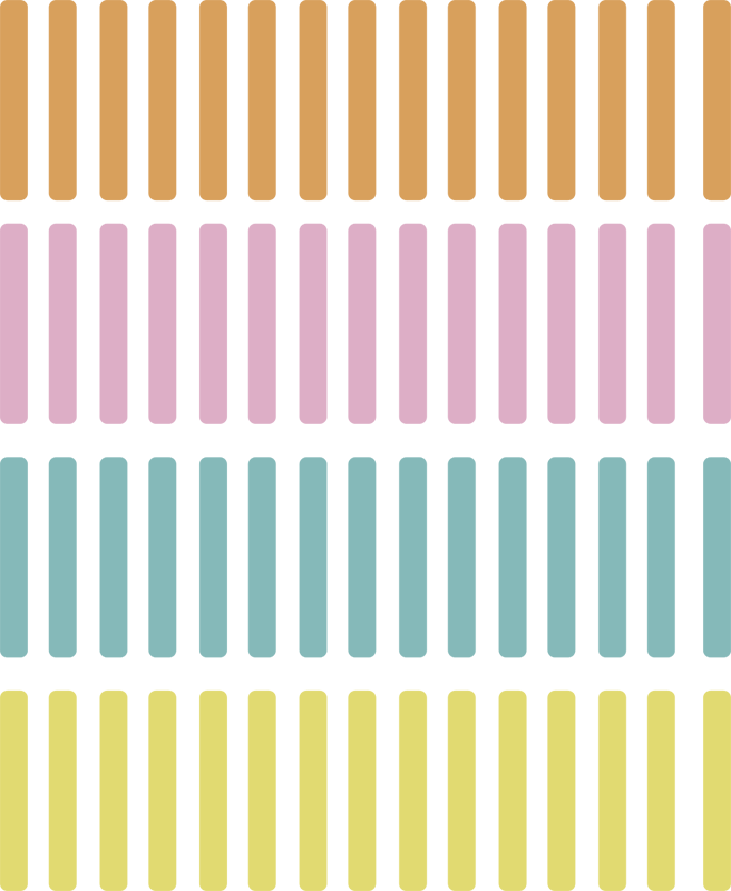 Geometric vinyl rug in confetti color stickers - TenStickers