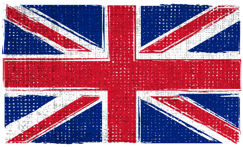 Geometric vinyl rug uk grunge flag design - TenStickers